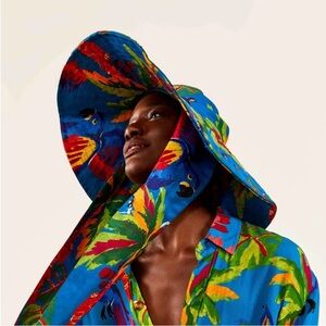 FARM Rio Colorful Parrot Print Hat